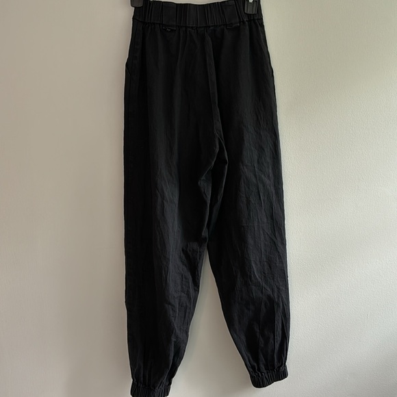 I.AM.GIA. black high rise zip fly joggers - Picture 6 of 9